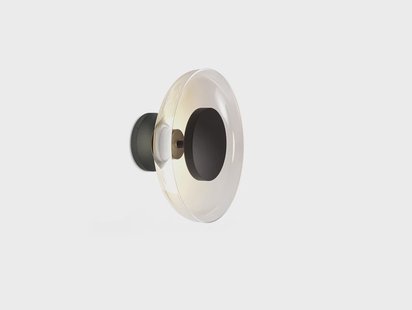 Aura Plus wandlamp met baldakijn Translucent MARSET - Woonkamer - Kunststof