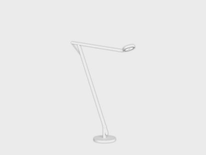 String F1 vloerlamp TW mat wit/zilver Rotaliana - Woonkamer - Aluminium
