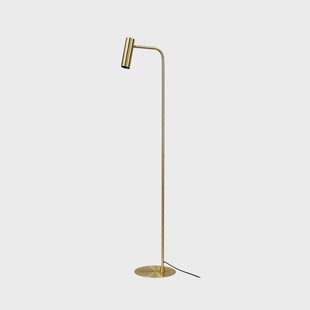 Skagerrak vloerlamp, messing, 140 cm Dyberg Larsen - Woonkamer - Modern - Metaal - 1 lamp
