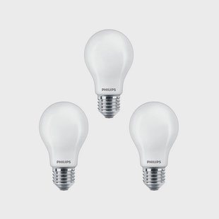 Philips - 3-pack Gloeilamp LED 7W Glas (806lm) E27