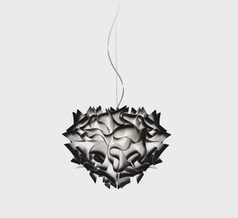 Velin Hanglamp Zwart Slamp - Woonkamer - Designer - Kunststof - 1 lamp