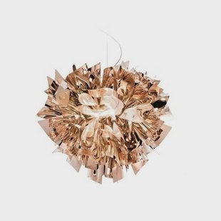 Velin Hanglamp S Koper Slamp - Woonkamer - Designer - Kunststof - 1 lamp