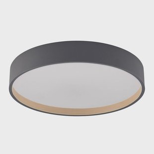 Todor Plafondlamp Grey Lindby - Woonkamer - Modern - Kunststof - Rond
