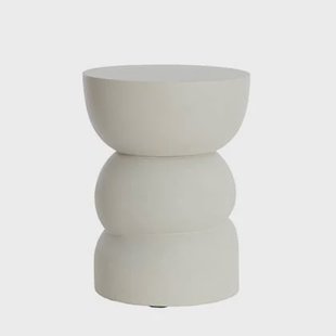 Light & Living Light&living Bijzettafel Ø35x45 cm AZALIO crème