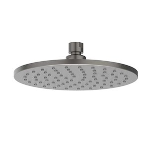 Hoofddouche IVY Medium 20 cm Anti-Kalk Nozzels Geborsteld Metal Black PVD