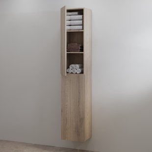 Hoge Kolomkast Best Design Blanco 35x180 cm Hout Bruin