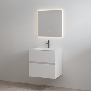 Badmeubelset met Kraangat Best Design Splash 60 cm Glans Wit