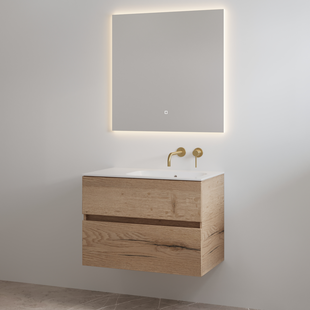 Badmeubelset zonder Kraangat Best Design Splash 80 cm Halifax Hout