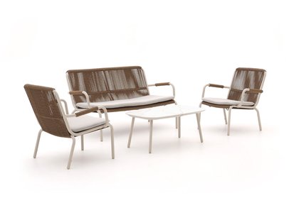 Bellagio Caronia stoel-bank loungeset 4-delig - Laagste prijsgarantie!