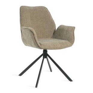 by fonQ Riven Eetkamerstoel - Taupe