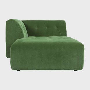 HKliving Vint Bank Element - Divan Links - Royal Velvet - Groen