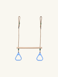 Gymnastiekschommel - Grenenhout/plastic. 67 cm. - Azure Blue - Søstrene Grene Gymnastiekschommel - Grenenhout/plastic. 67 cm. - Azure Blue - Søstrene Grene