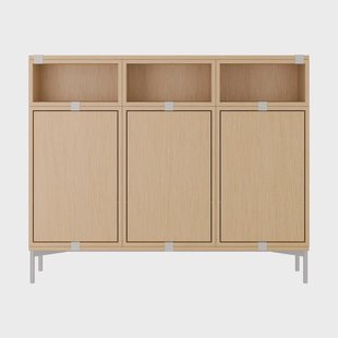 Muuto Stacked opslagsysteem Sideboard Configuration 3 Oak