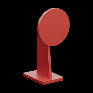 Massproductions Buffer boekensteun Massproductions red