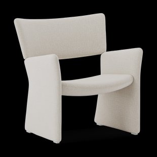 Massproductions Crown Easy Chair Linara 05 Porridge