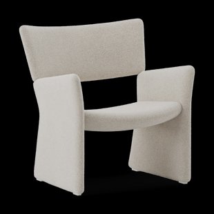 Massproductions Crown Easy Chair Spiral 21 Chalk