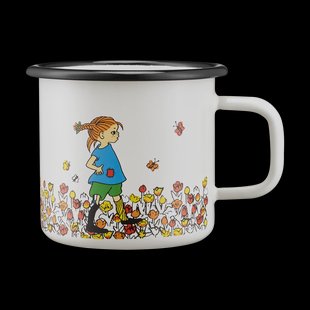 Muurla Pippi longstocking emaillen mok 3,7 dl Be More Pippi