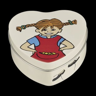 Muurla Pippi blik hartvormig 4x10 cm Be More Pippi