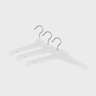 Essem Design Nostalgi kledinghanger 3-pack Wit