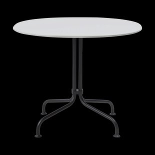 GUBI Carmel Bistro loungetafel 75x75 cm Clam white-black semi matt