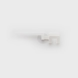 Bosign Houder met zuignap voor vaatdoek en spons Wit