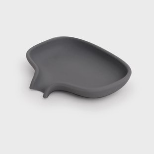 Bosign Soap Saver Flow zeepbakje met afdruipfunctie small Grafietgrijs