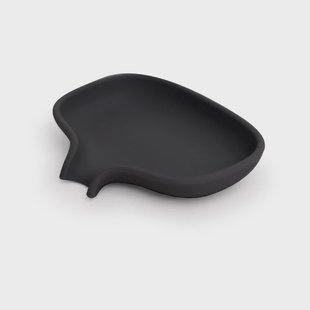 Bosign Soap Saver Flow zeepbakje met afdruipfunctie small Zwart