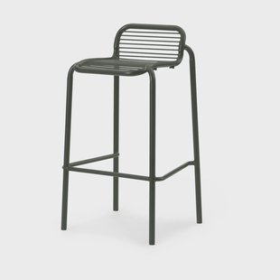 Normann Copenhagen Vig barkruk 75 cm Green