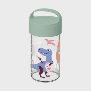 Koziol Buddy Snack drinkfles 50 cl Dinosaurus