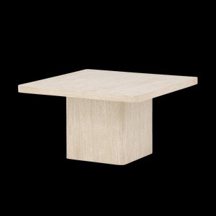 Hannes houten salontafel beige - 80 x 80 cm