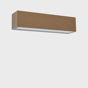 Lucande - Lengo LED buiten wandlamp, 25 cm, bruin, down, 3000K