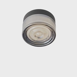 LOOM DESIGN - Otto Wave wandlamp/plafondlamp IP65 Smoked