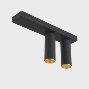 LOOM DESIGN - X-Beam plafondlamp Double Black Gold