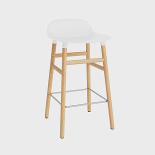 Normann Copenhagen - Vorm Barkruk H65 Oak/White