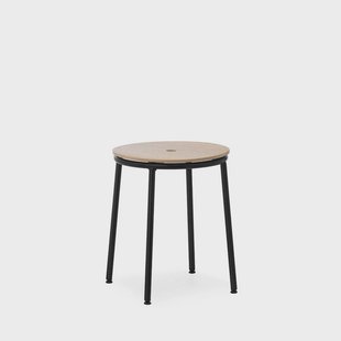 Normann Copenhagen - Circa Kruk H45 Black Steel/Oak