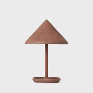 MATER - Terra Portable Taffellamp Coffee Waste Roest Red