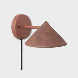 MATER - Terra Wandlamp Coffee Waste Roest Red