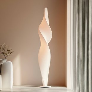 Lucande LED vloerlamp Novelle, wit, CCT, hoogte 137 cm