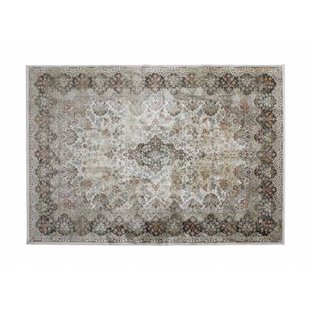 Vloerkleed Vince - Grijs|Beige - Viscose