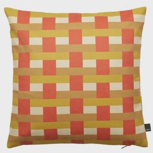 FÉST Striped Sierkussen 45 x 45 cm - Yellow