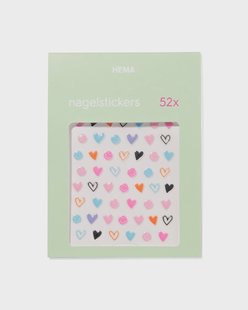 HEMA Nagelstickers hartjes - 52 stuks