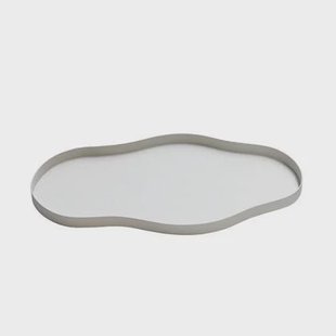 Vase The World - Bauru S ivory L44 x B25 x H2 cm