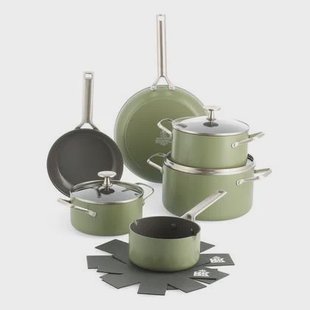 BK Sublime Pannenset 6-delig - Olijfgroen