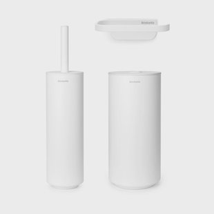 Brabantia Mindset Toiletset 3-delig Mineral Fresh White