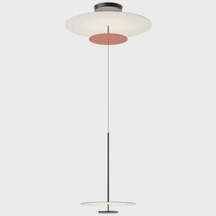 Vibia Flat 5930 hanglamp Ø90 LED Terra Red