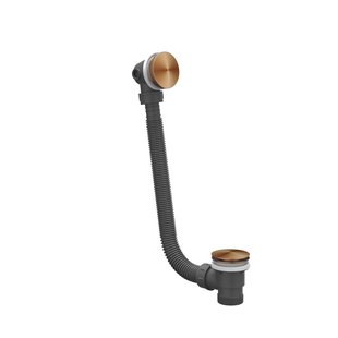 Badoverloop Vulcombinatie IVY RVS316 Geborsteld Mat Koper PVD