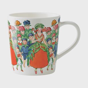 Design House Stockholm August mok met oor 40 cl White