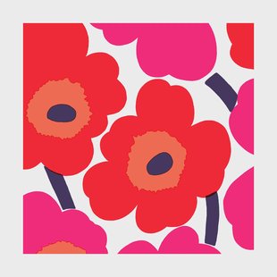 Marimekko Unikko servet 33x33 cm 20-pack Red