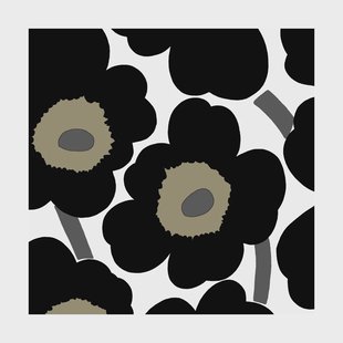 Marimekko Unikko servet 33x33 cm 20-pack Black-White
