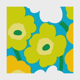 Marimekko Unikko servet 33x33 cm 20-pack Blue-Green